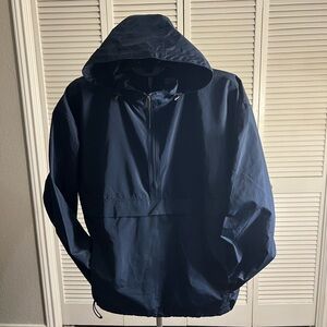 Champion Navy Hooded Windbreaker for Women